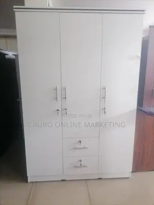 New Melamine 3 Door White Cupboard 6*4 Wardrobe