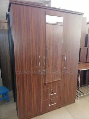 New Melamine Large 3 Door Wardrobe 6*4 Cupboard