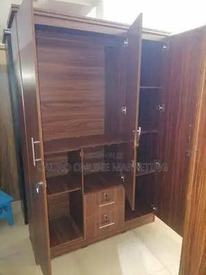 New Melamine Large 3 Door Wardrobe 6*4 Cupboard