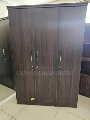 New Melamine 3 Door Wardrobe Cupboard