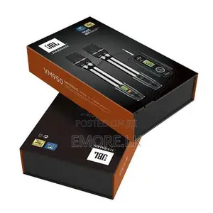 Universal JBL Dynamic 950S Dual Wireless Microphone Rechargeable