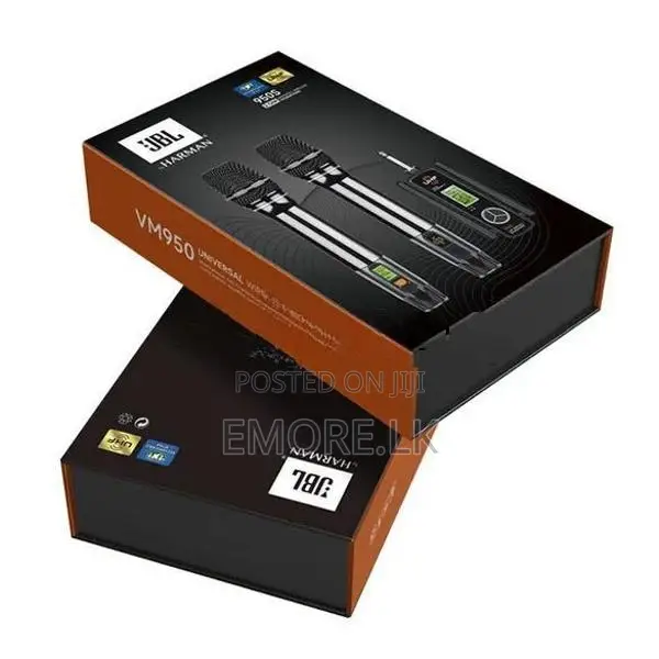 Universal JBL Dynamic 950S Dual Wireless Microphone Rechargeable