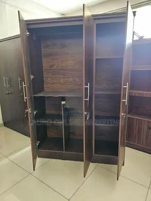 New Melamine 3 Door Wardrobe Cupboard