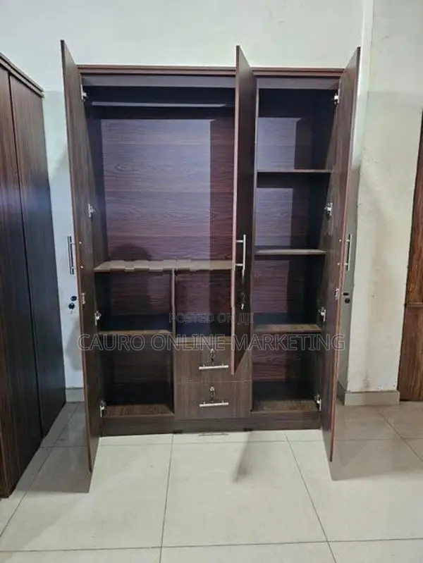 New Melamine 3 Door Wardrobe 6*4 Cupboard
