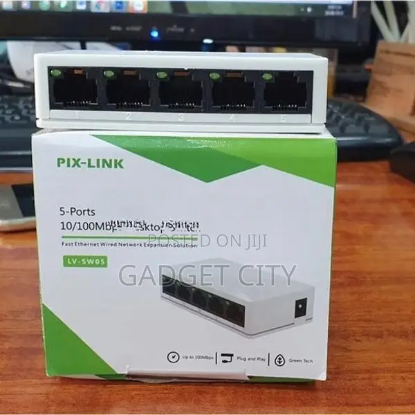 PIX-Link 5 Ports Desktop Switch [LV-SW05]