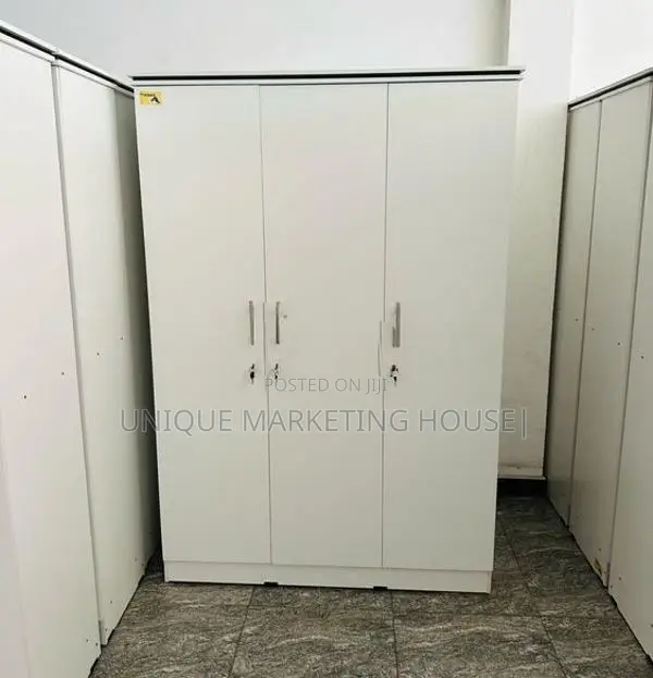 Modern 3D Melamine WHITE WARDROBES