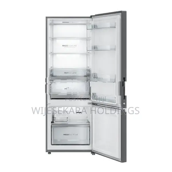 Haier 355L Black Glass top Refrigerator