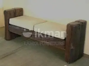 Railway timber rustic benches