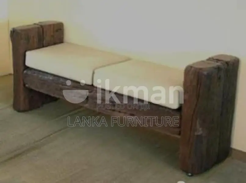 Railway timber rustic benches