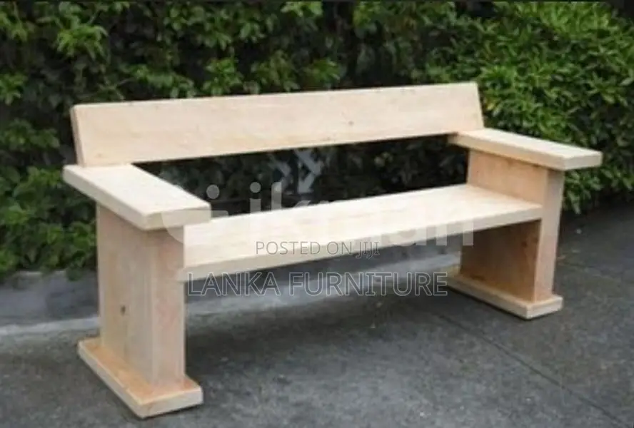Railway timber rustic benches