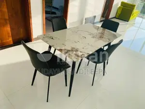 Granite Dining Table with Chairs