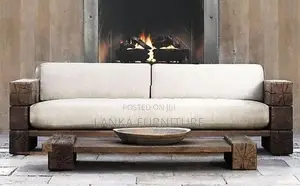 Railway Timber Rustic Sofa