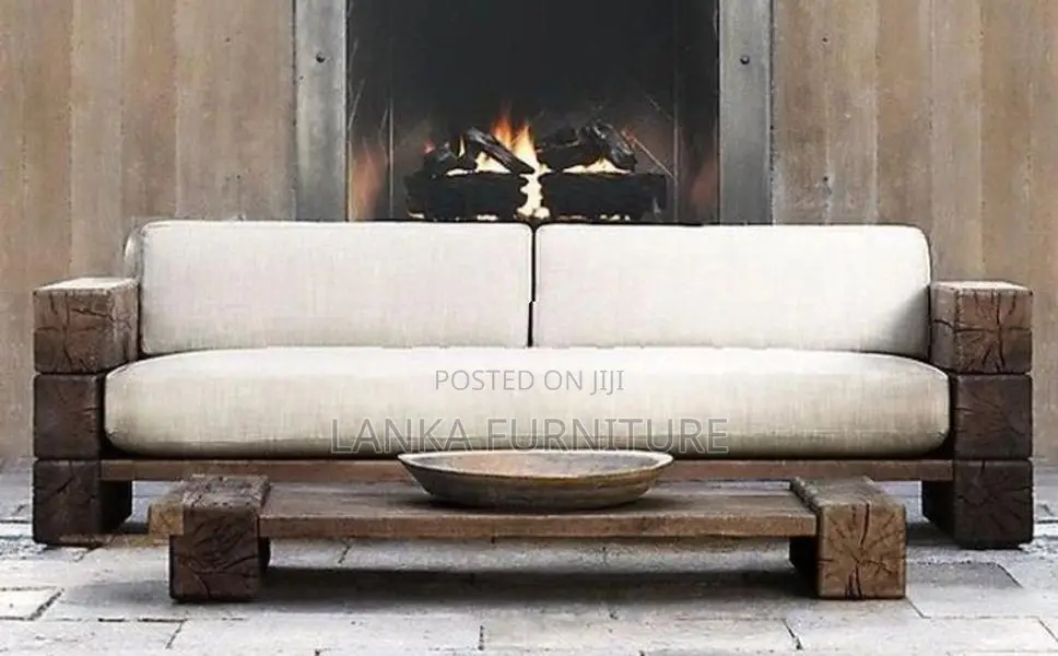 Railway Timber Rustic Sofa