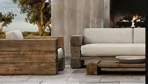 Railway Timber Rustic Sofa