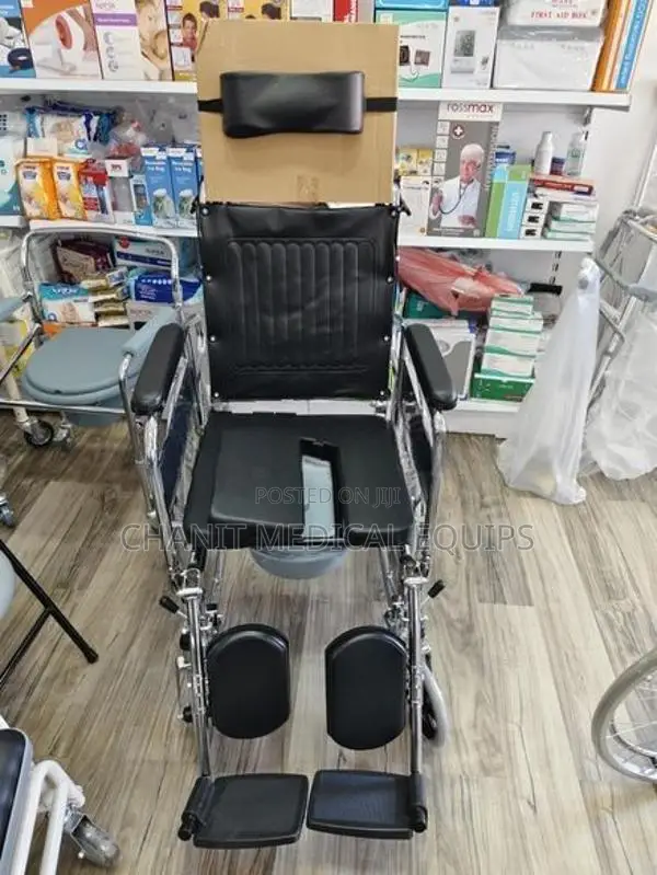 Full Option Commode Wheelchair reclining wheel chair