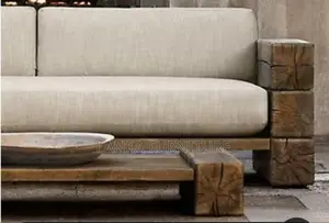 Railway Timber Rustic Sofa