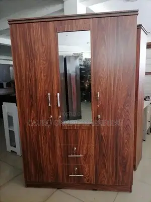New Melamine 3 Door Cupboard Large Wardrobe 6*4 Fs