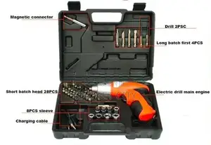 45 Pcs Rechargeable Screwdriver Set