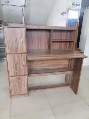 New Melamine Study Table with Rack Cupboard 4*2