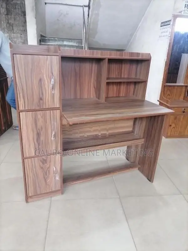 New Melamine Study Table with Rack Cupboard 4*2
