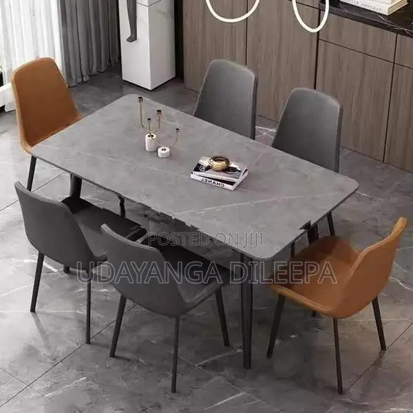 Granite Dining Table with Chairs