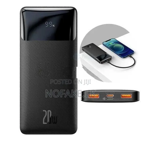 Baseus New Version Bipow 10000mah 20w Digital Display Power Bank