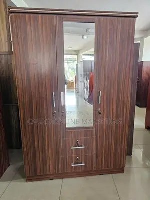 New Melamine 3 Door Cupboard Large Wardrobe 6*4 Fs