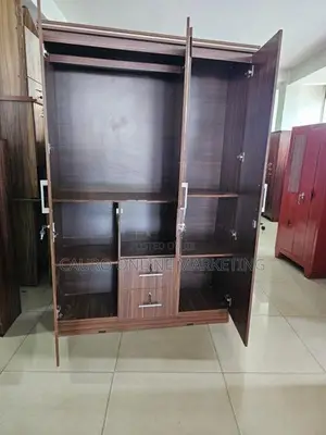 New Melamine 3 Door Cupboard Large Wardrobe 6*4 Fs