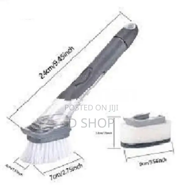 Dish Wash Sponge & Brush (Replaceable) - පිඟන් සෝදන