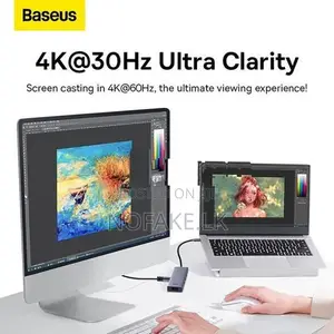 Baseus 4K 30HZ Clarity Ultrajoy HDMI 5 in 1 Port Hub Docking station