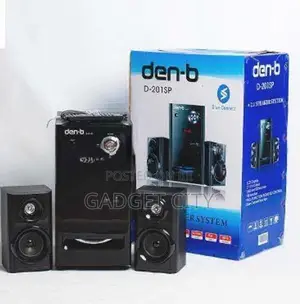 Den B201 Bluetooth Subwoofer Speaker System with Surround Sound