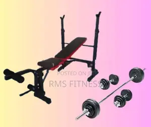 Brand New Full weight set / Bench with -M21