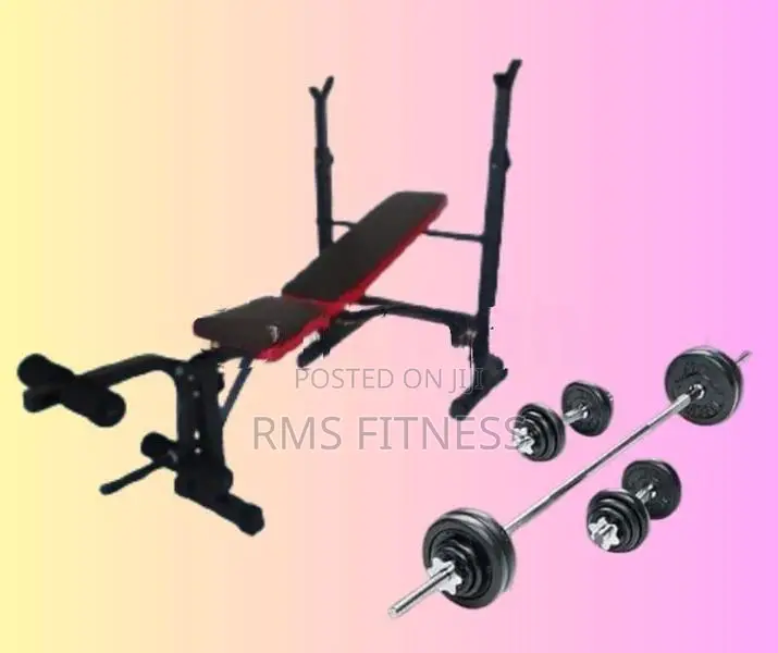 Brand New Full weight set / Bench with -M21