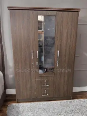 New Melamine 3 Door Cupboard Large 6*4 Wardrobe