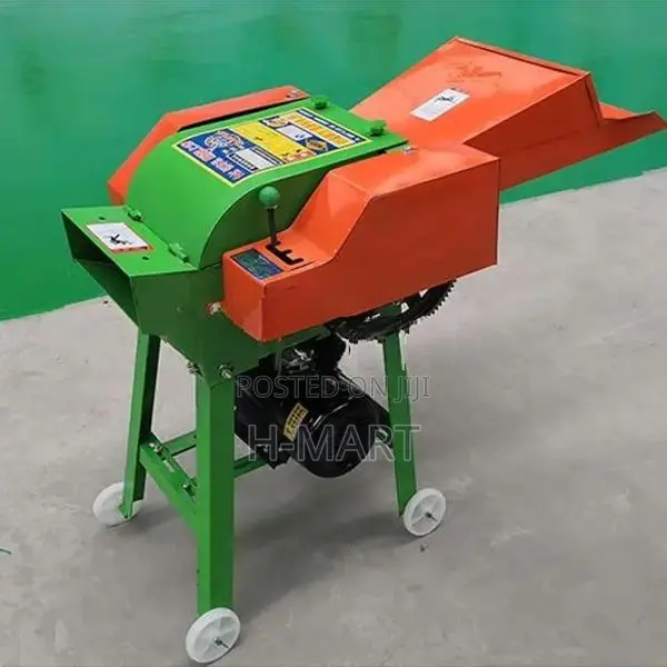 Chaff cutter machine with motor