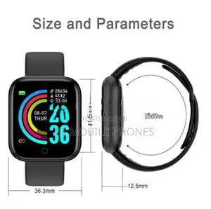 Y68 Kids Smart Watch Fitness Bracelet