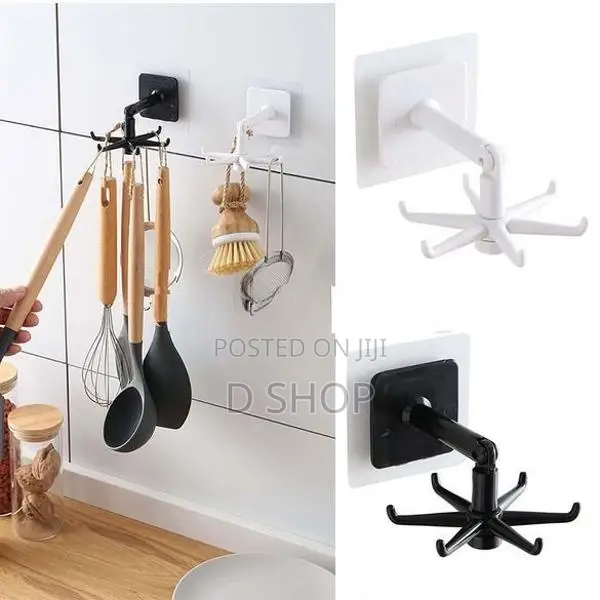 Rotary 360 Degree Rotating Hook - kitchen organizer