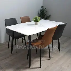 Granite Dining Table with Chairs