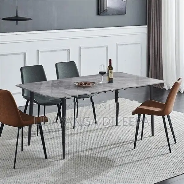 Granite Dining Table with Chairs