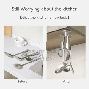 Rotary 360 Degree Rotating Hook - kitchen organizer