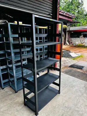 New 6x3 MATT BLK STEEL OPEN RACKS