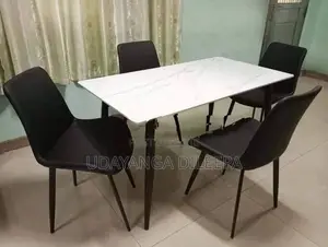 Granite Dining Table with Chairs