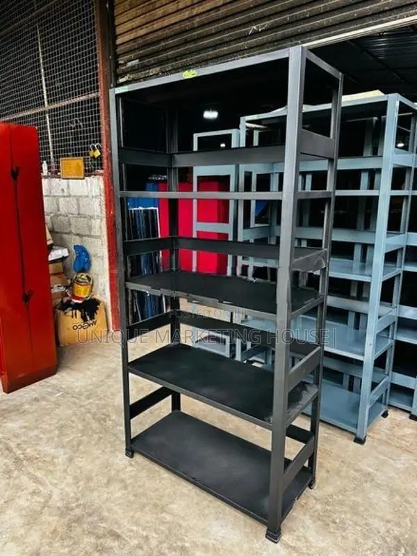 New 6x3 MATT BLK STEEL OPEN RACKS