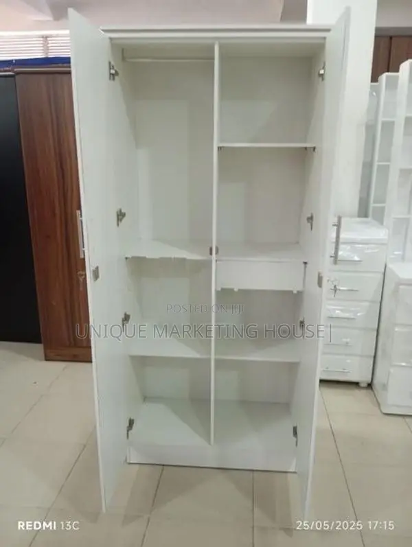Modern 2 D White Wardrobe