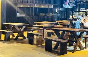 RAILWAY TIMBER RUSTIC TABLES