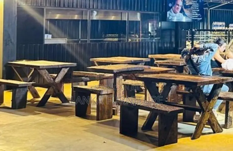 RAILWAY TIMBER RUSTIC TABLES