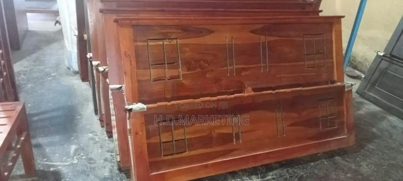6x5 Teak Wood Box Bed