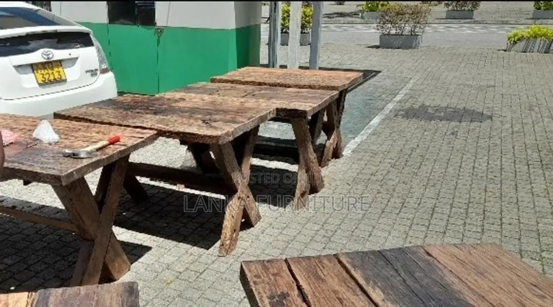 RAILWAY TIMBER RUSTIC TABLES