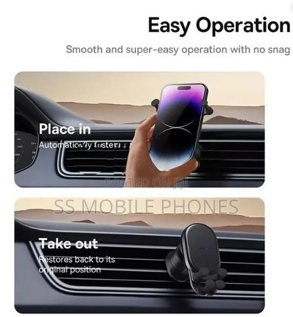 Baseus Car Phone Holder Auto Restorable