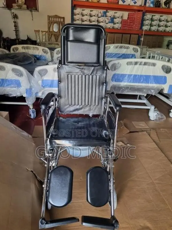 Full Option Commode Wheel Chair
